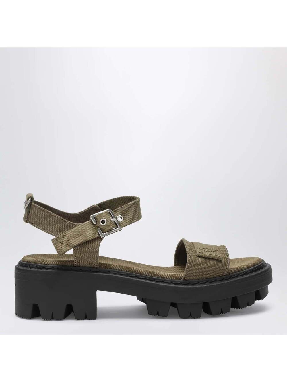 Prada Canvas Sandal (120)(PLEASE REQUEST YOUR SIZE BEFORE PURCHASING)